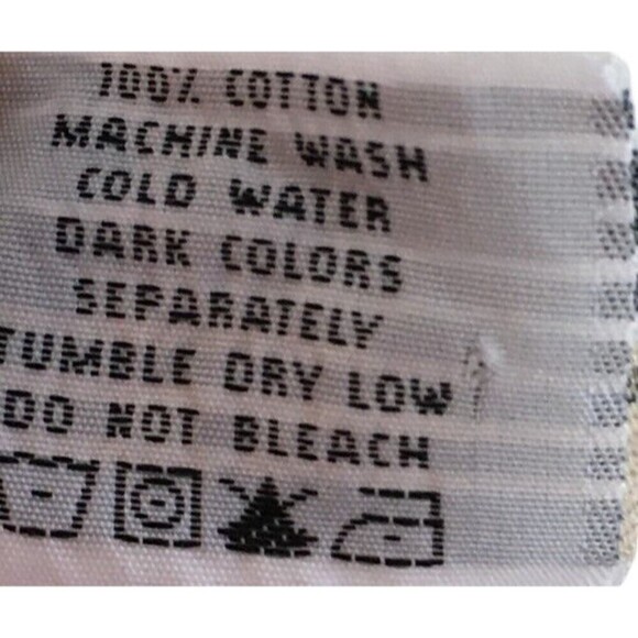 Click Color Me Cotton Top Women's Size Medium Tan 3/4 Sleeve Button Up - Picture 6 of 7